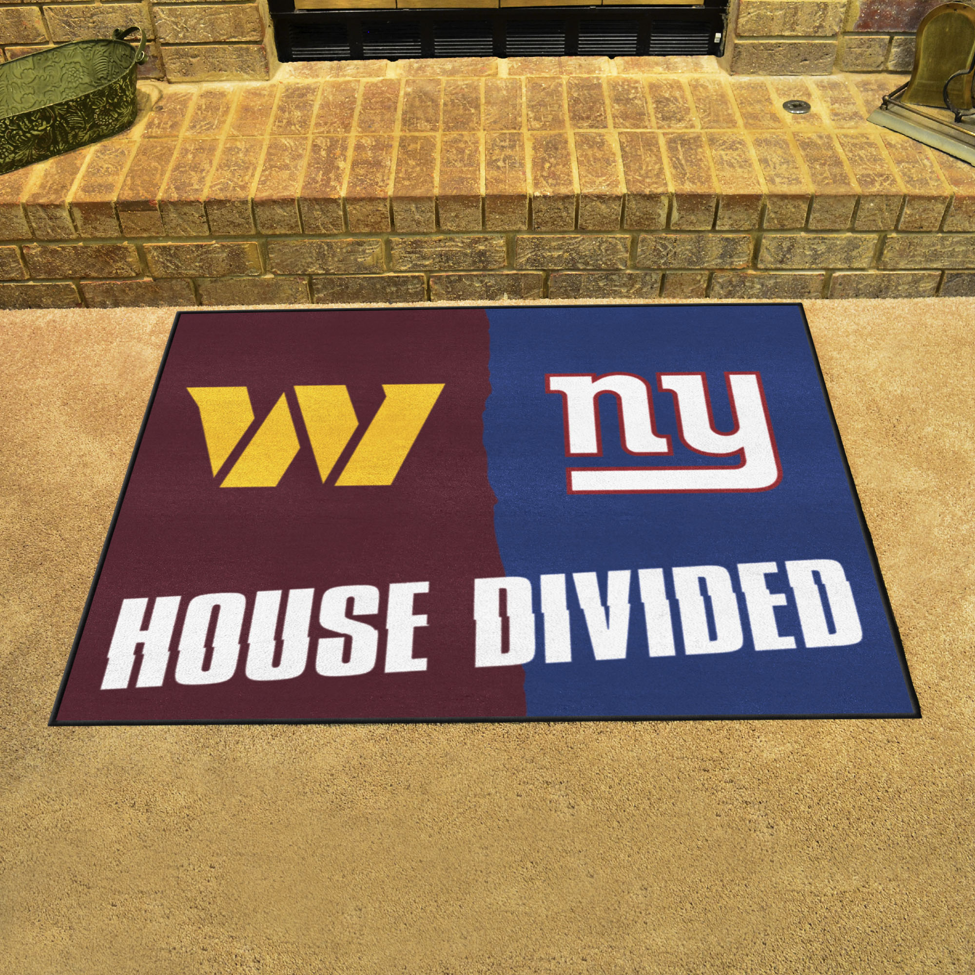 Washington Commanders â€“ New York Giants House Divided Mat