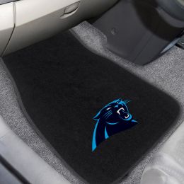 Carolina Panthers Embroidered Car Mat Set â€“ Carpet