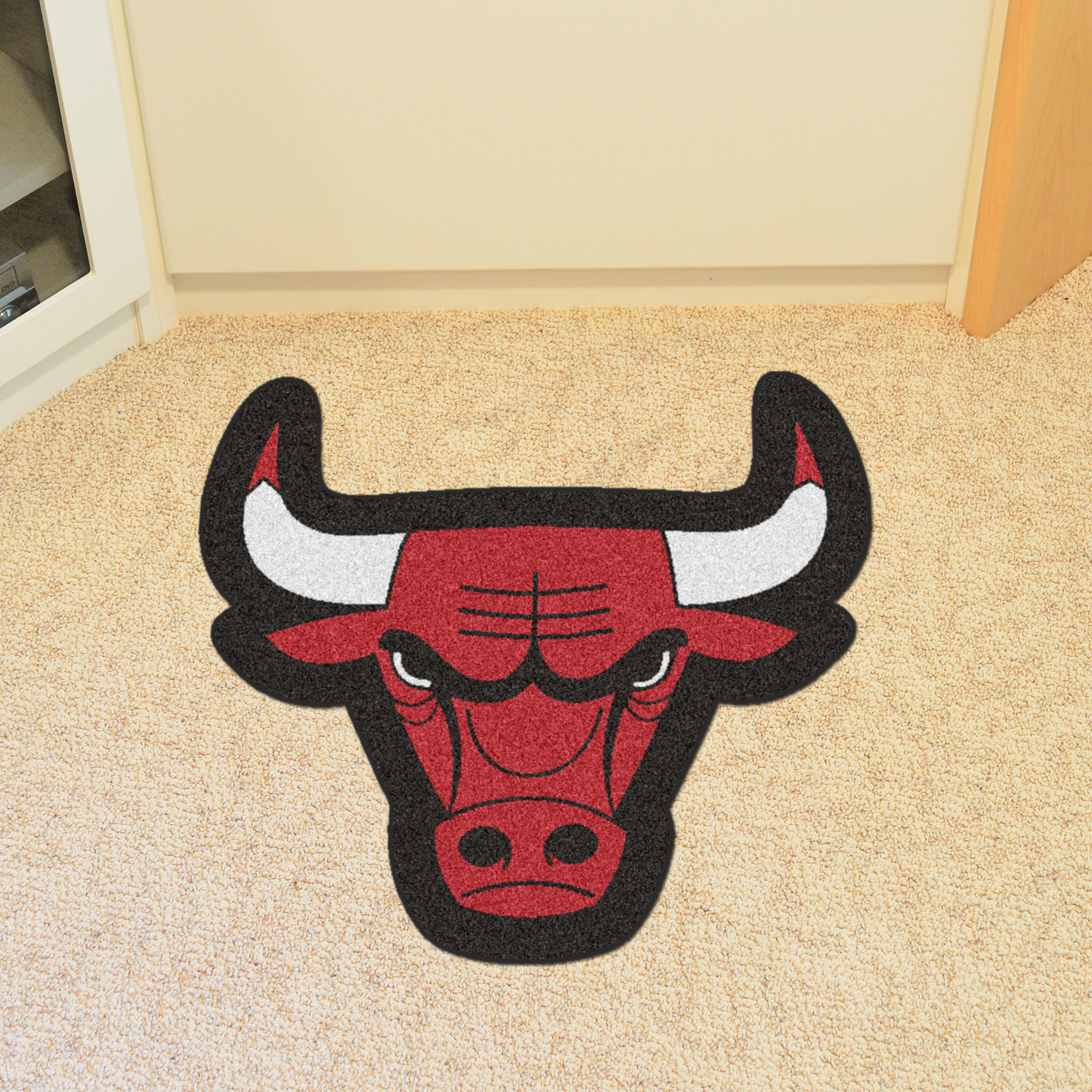 Chicago Bulls Mascot Area Rug â€“ Nylon