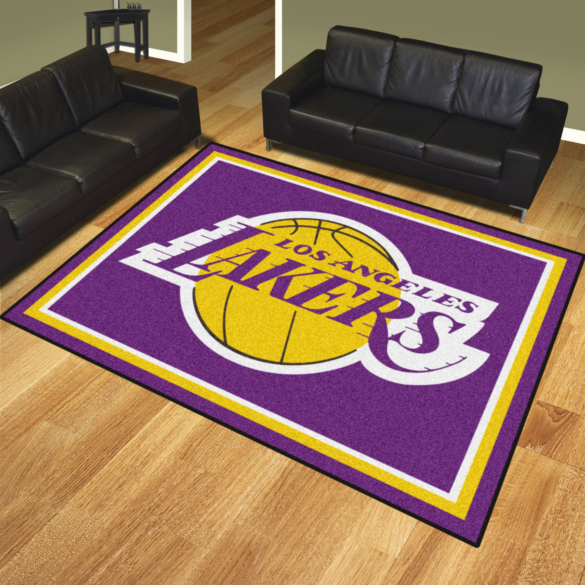 Los Angeles Lakers Area Rug â€“ Nylon 8â€™ x 10â€™