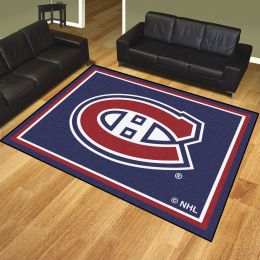 Montreal Canadiens 1/4" Plush Area Rug â€“ Nylon 8â€™ x 10â€™