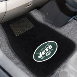 New York Jets Embroidered Car Mat Set â€“ Carpet
