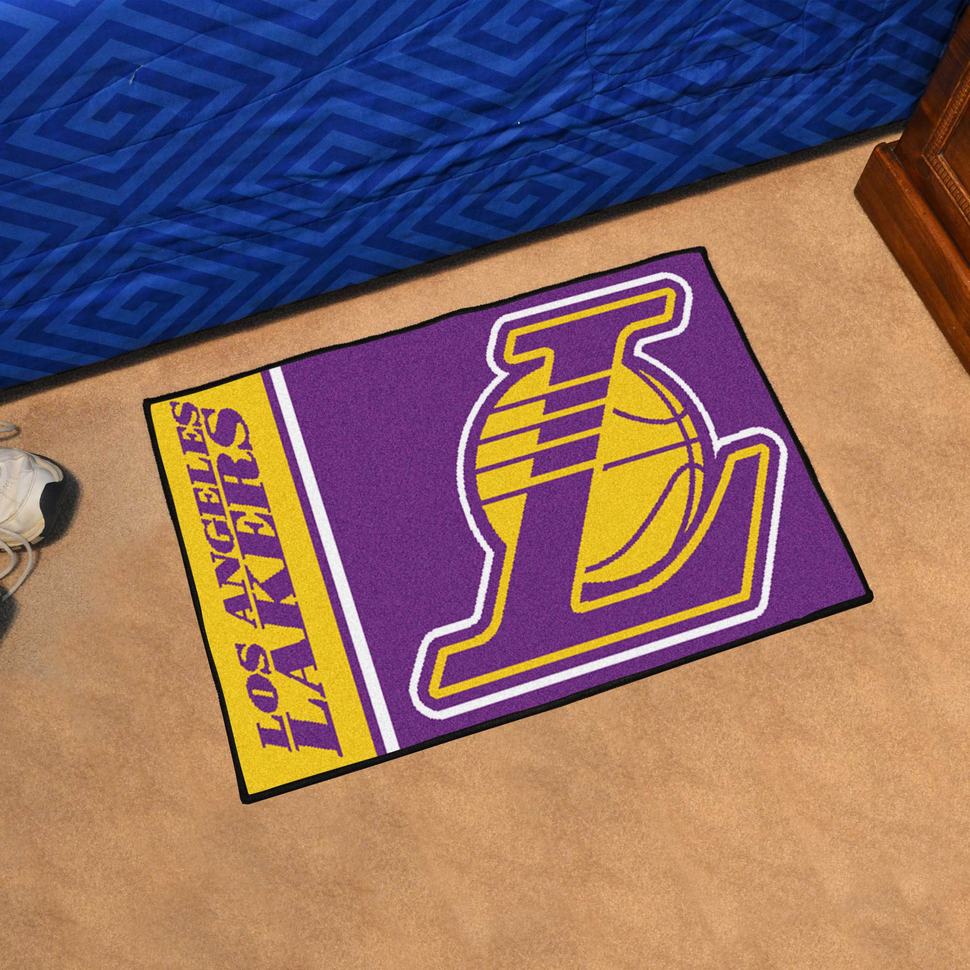 Los Angeles Lakers Logo Inspired Starter Doormat - 19x30