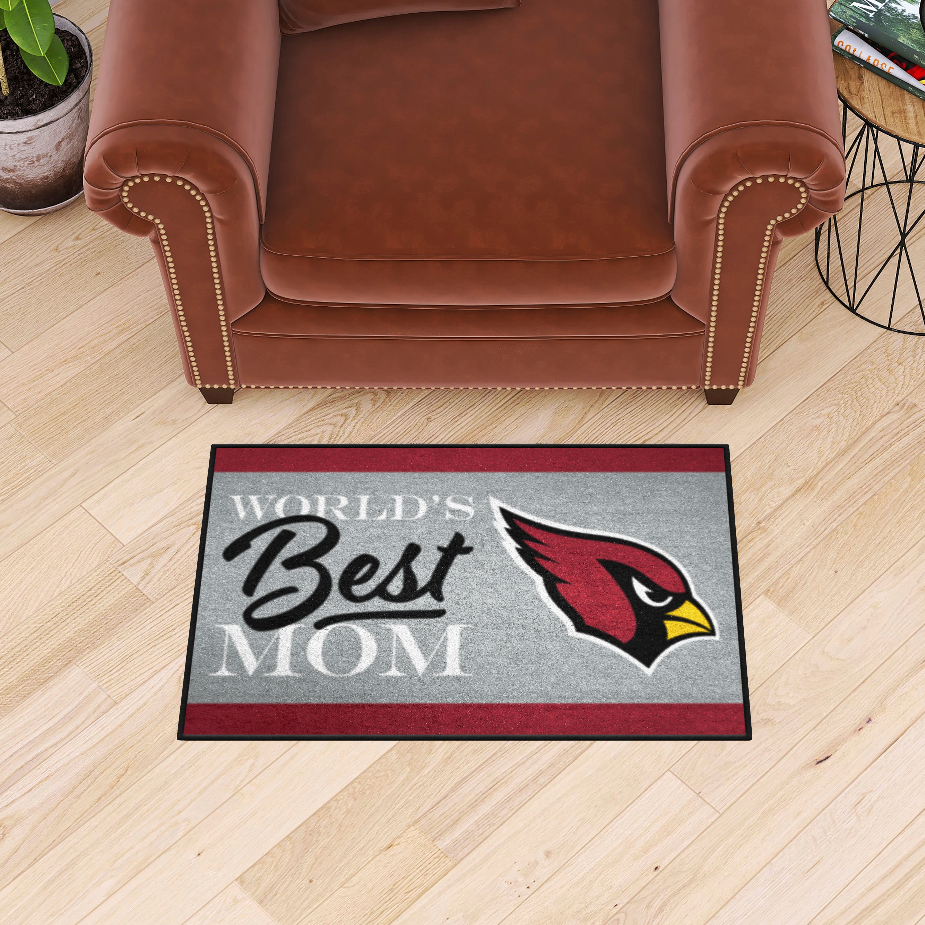 Arizona Cardinals Worldâ€™s Best Mom Starter Doormat - 19 x 30