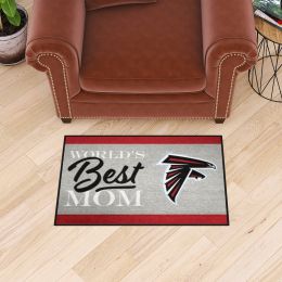 Atlanta Falcons Worldâ€™s Best Mom Starter Doormat - 19 x 30