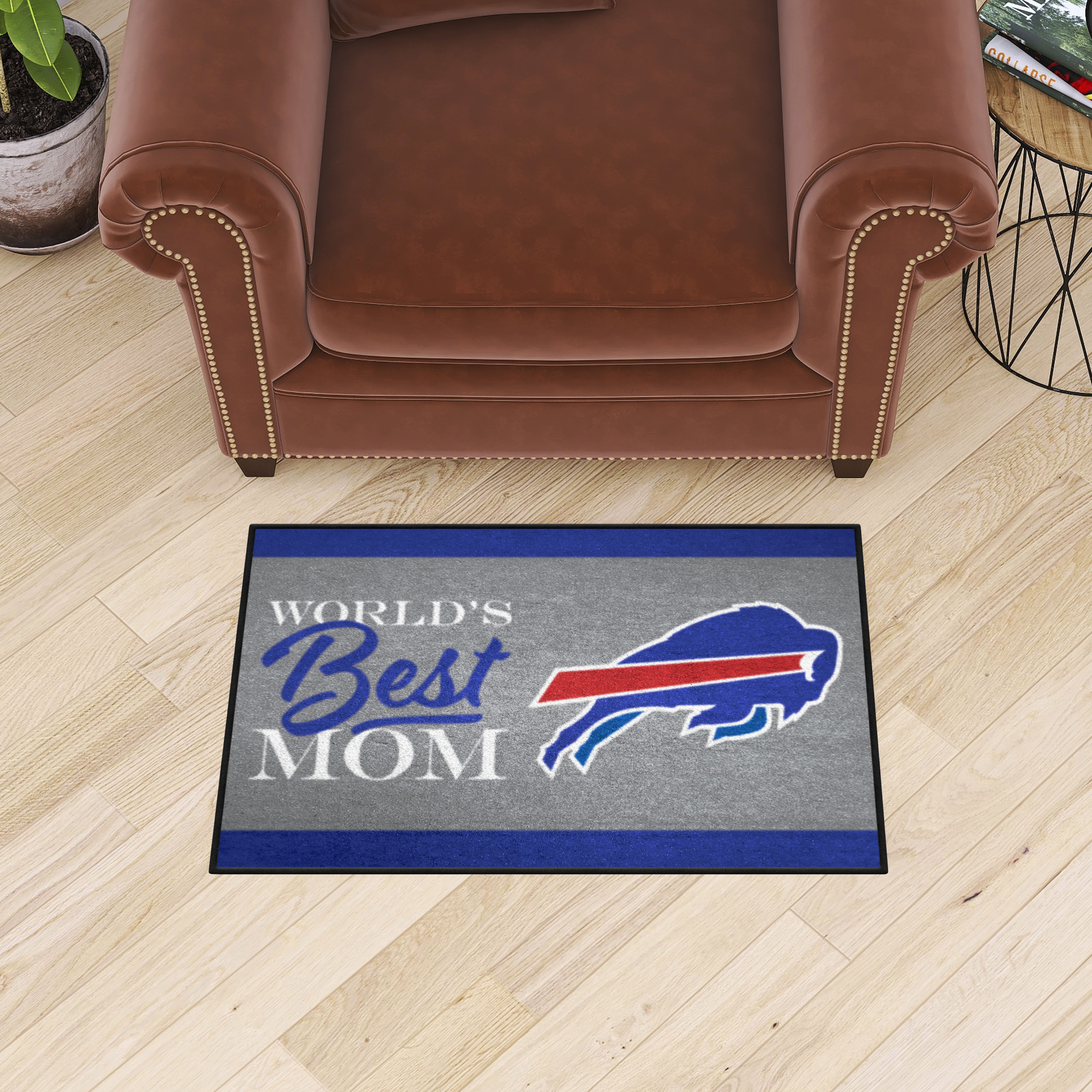Buffalo Bills Worldâ€™s Best Mom Starter Doormat - 19 x 30