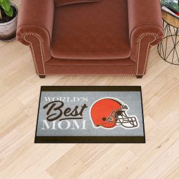 Cleveland Browns Worldâ€™s Best Mom Starter Doormat - 19 x 30