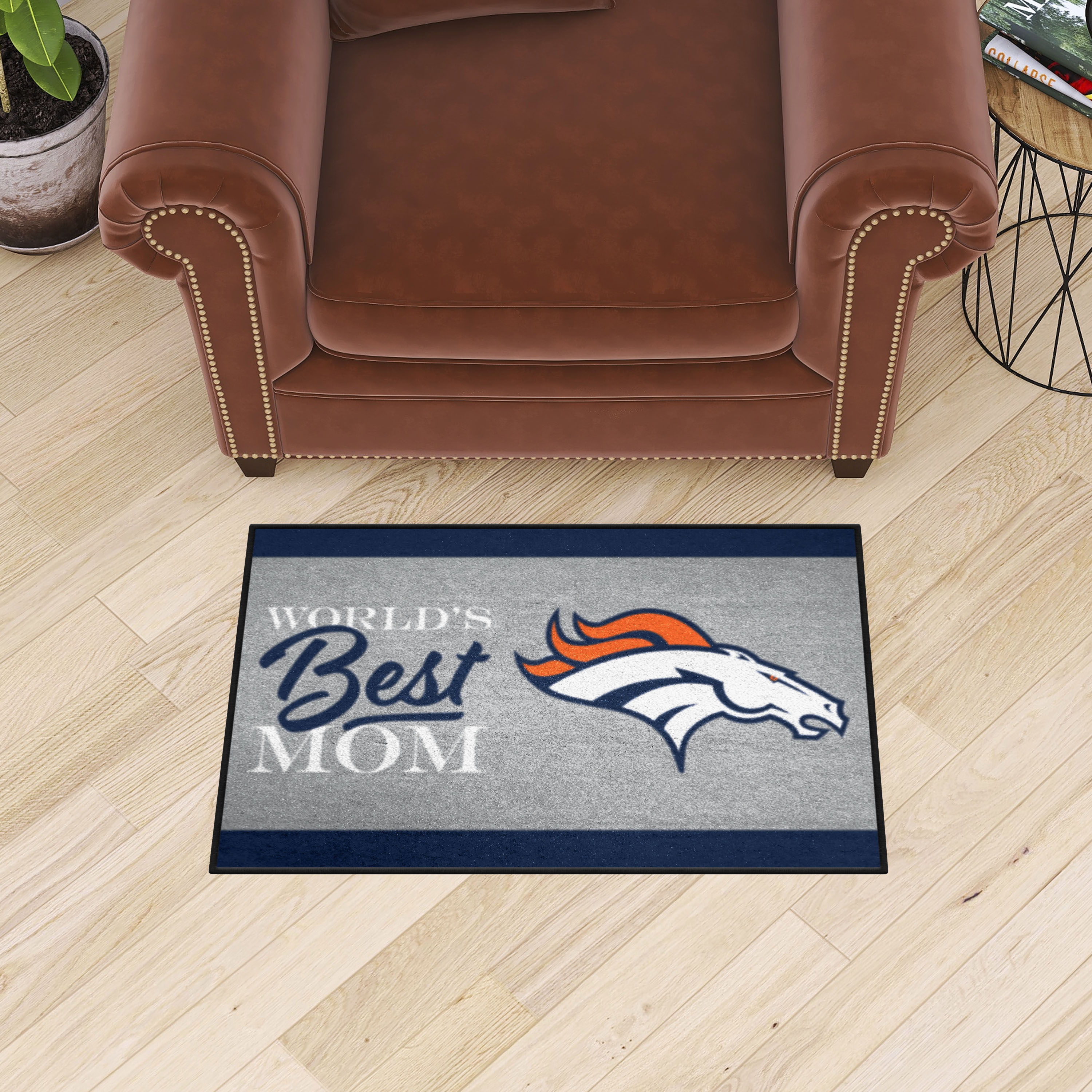 Denver Broncos Worldâ€™s Best Mom Starter Doormat - 19 x 30