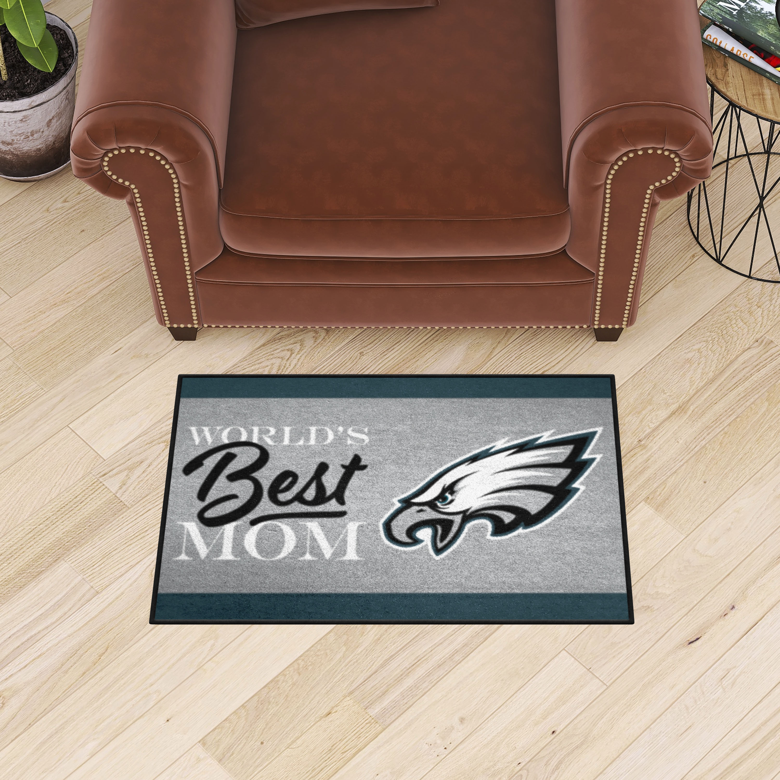 Philadelphia Eagles Worldâ€™s Best Mom Starter Doormat - 19 x 30