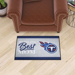 Tennessee Titans Worldâ€™s Best Mom Starter Doormat - 19 x 30