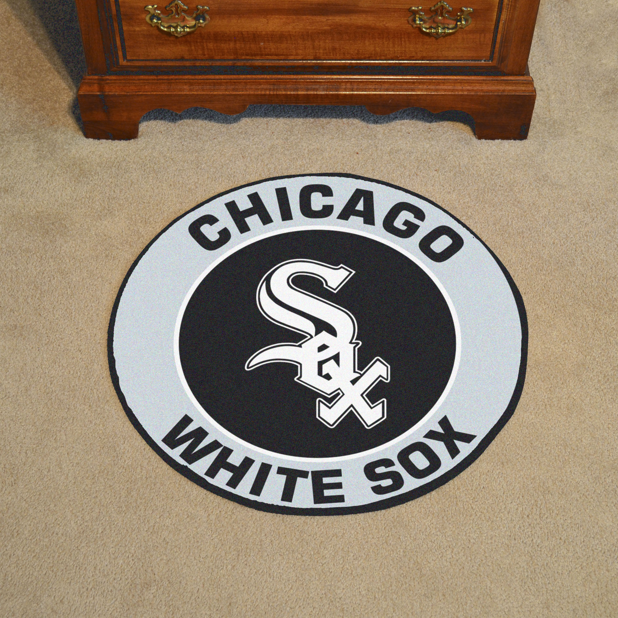 Chicago White Sox Roundel Area Rug â€“ Nylon