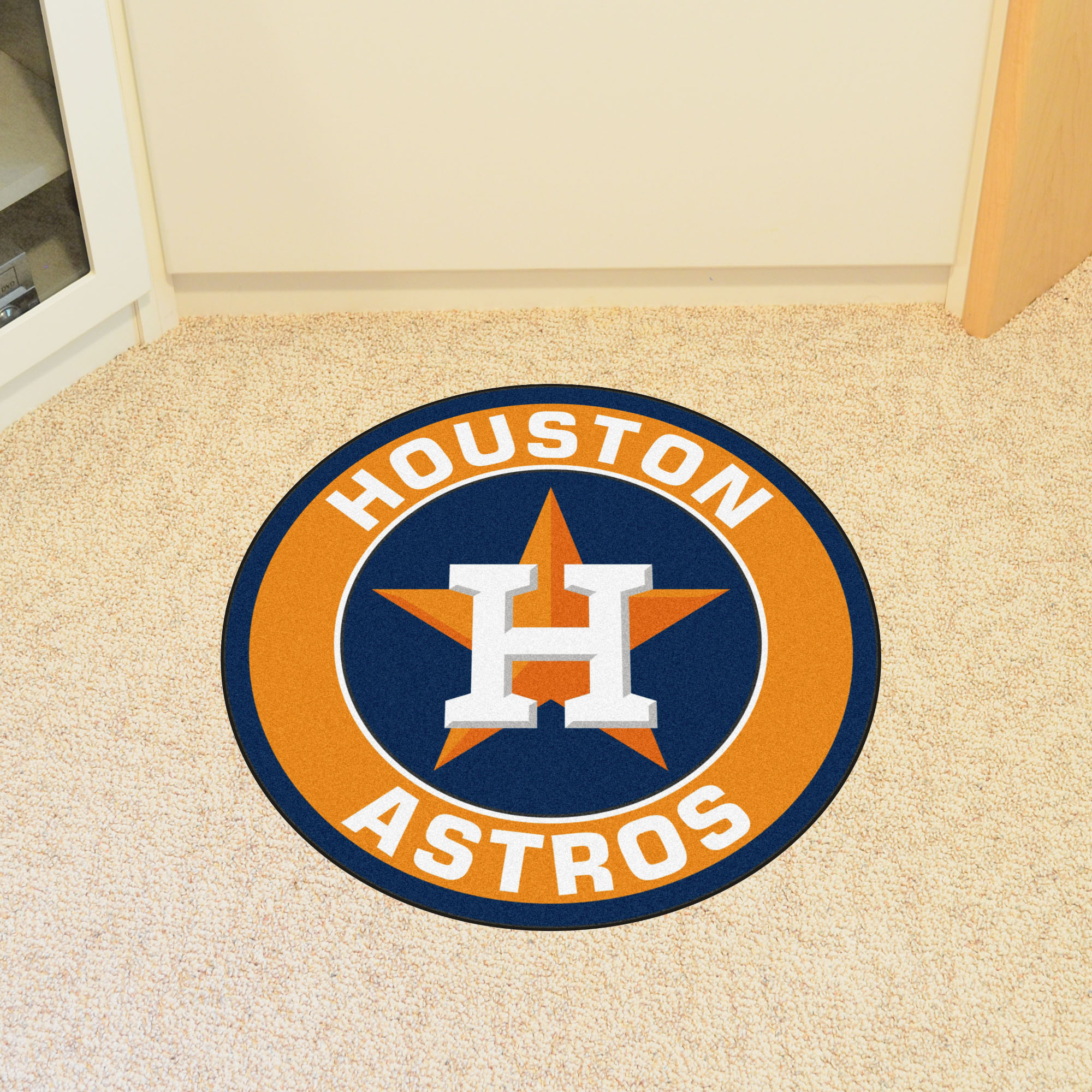 Houston Astros Roundel Area Rug â€“ Nylon