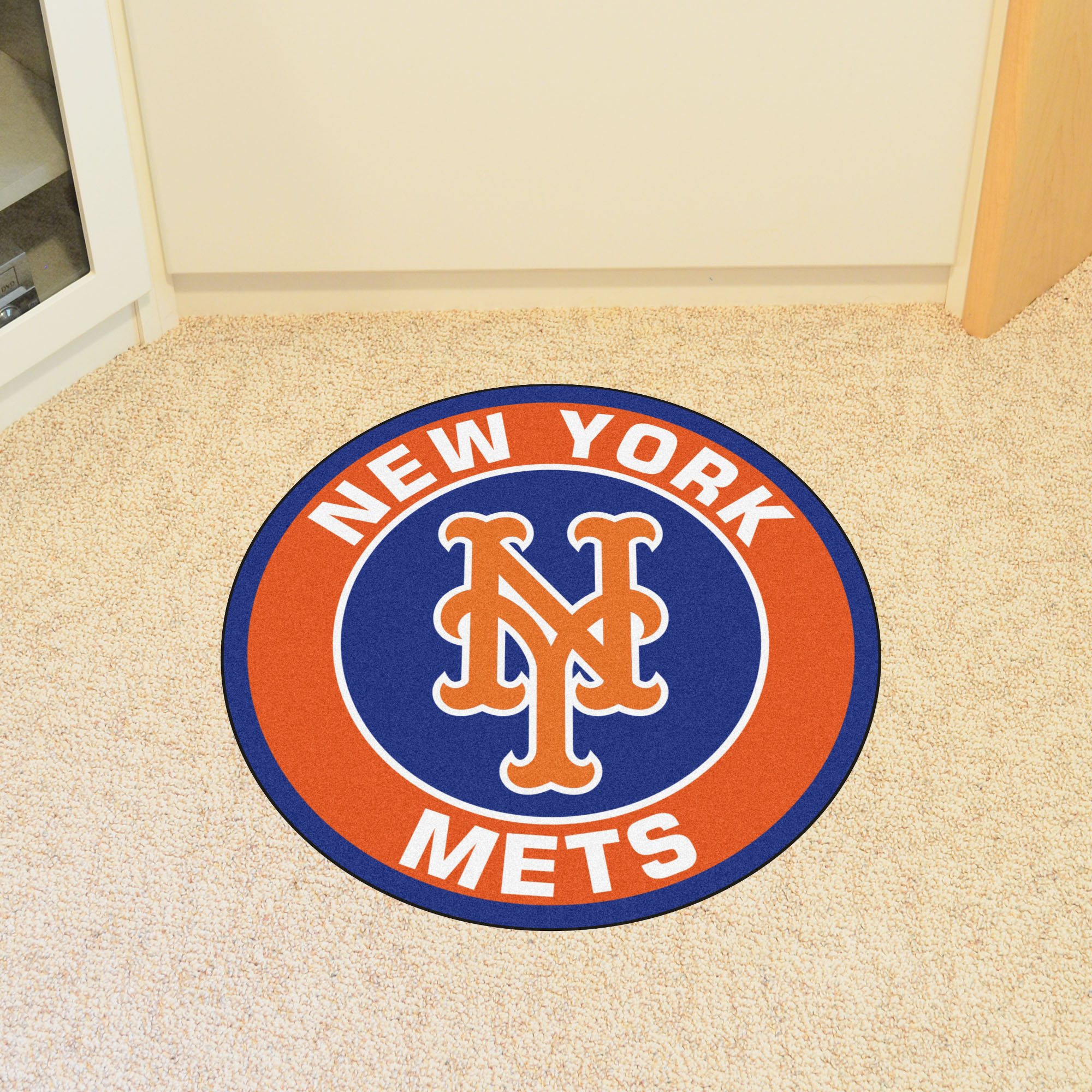 New York Mets Roundel Area Rug â€“ Nylon