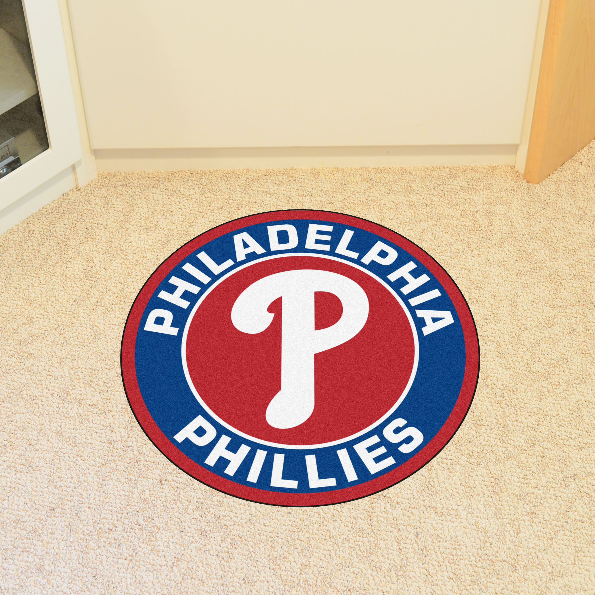 Philadelphia Phillies Roundel Area Rug â€“ Nylon