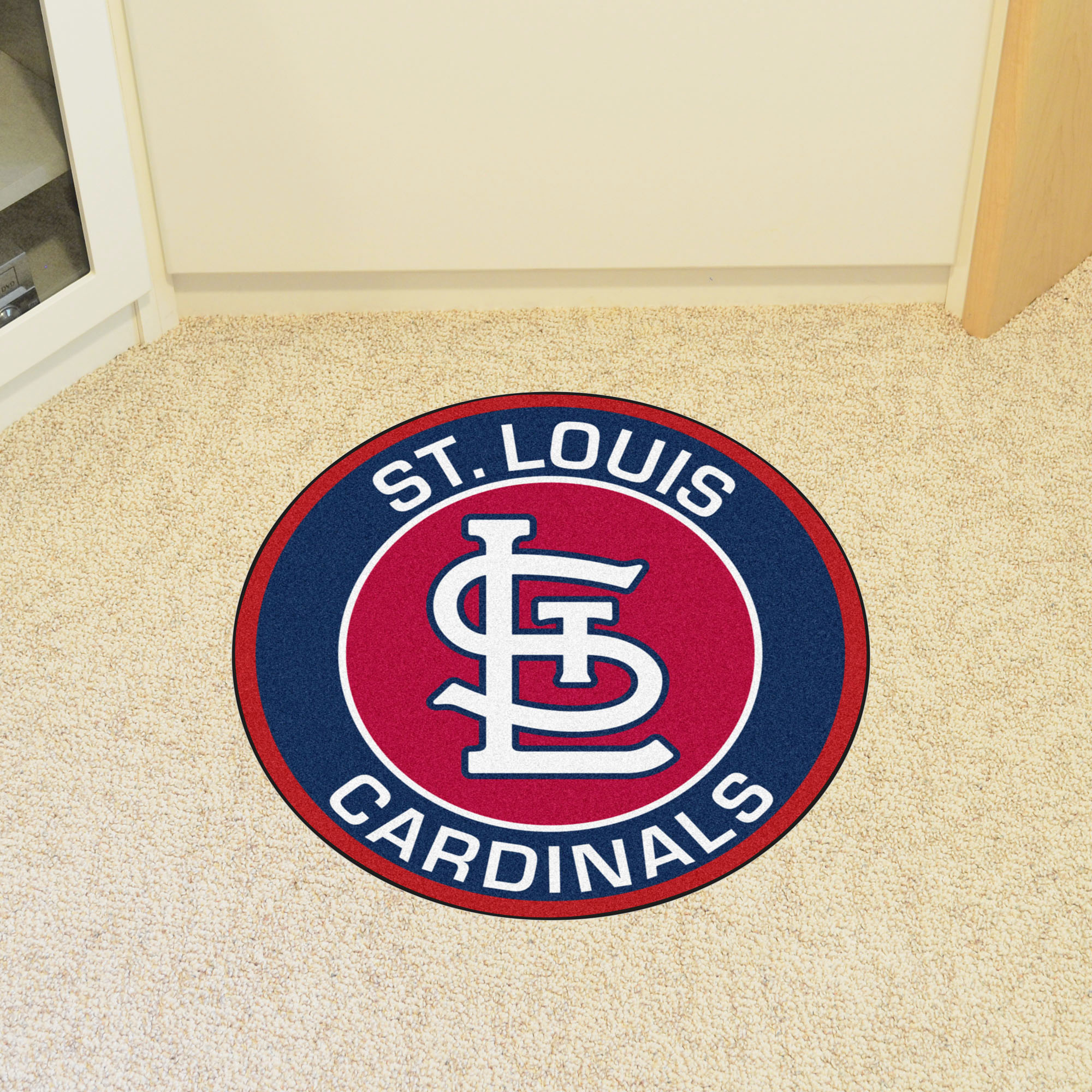 St. Louis Cardinals Roundel Area Rug â€“ Nylon