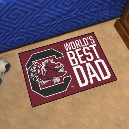South Carolina Gamecocks Worldâ€™s Best Dad Starter Doormat - 19 x 30