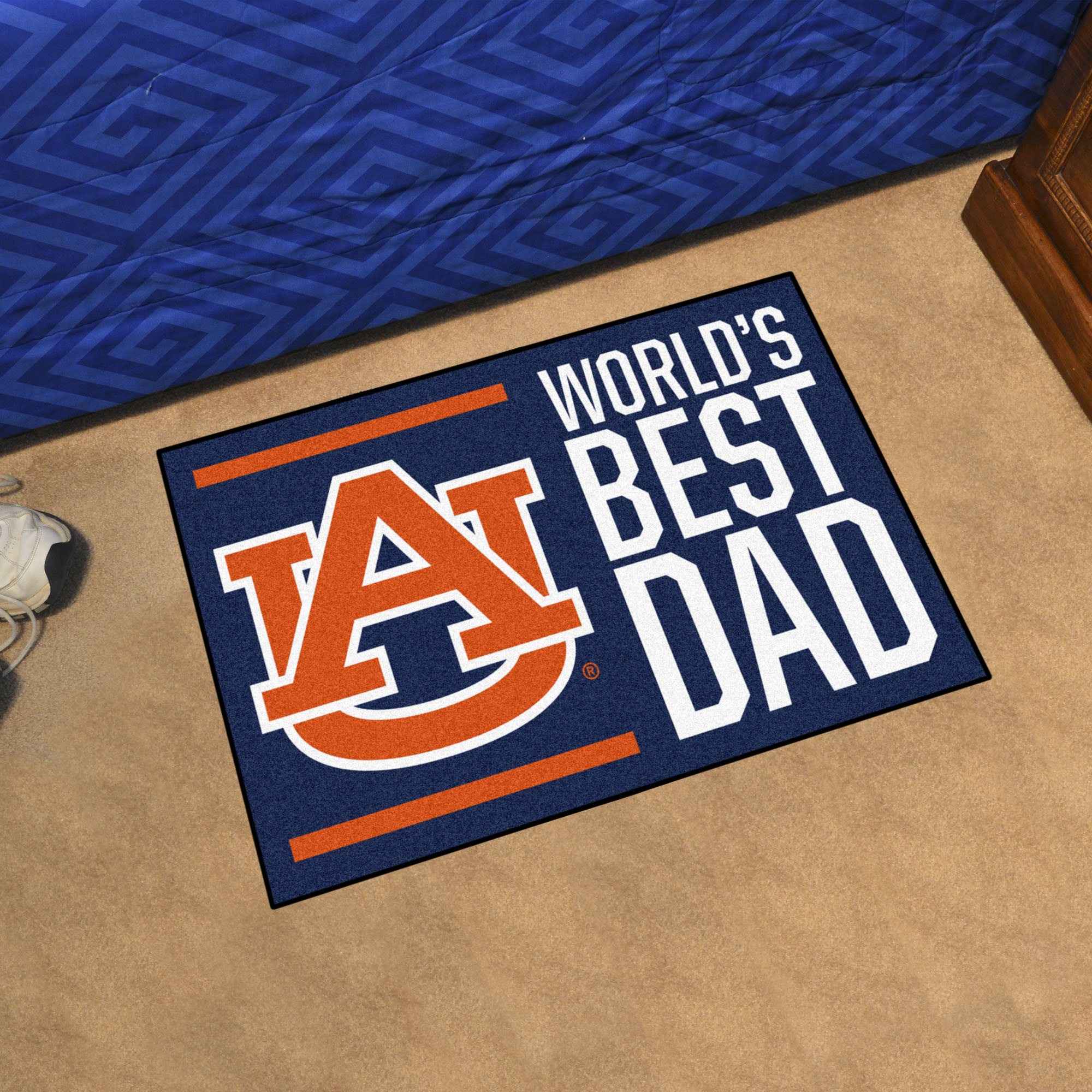 Auburn Worldâ€™s Best Dad Starter Doormat - 19 x 30