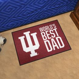 Indiana Worldâ€™s Best Dad Starter Doormat - 19 x 30