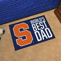Syracuse Orange Worldâ€™s Best Dad Starter Doormat - 19 x 30