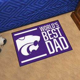 Kansas Worldâ€™s Best Dad Starter Doormat - 19 x 30