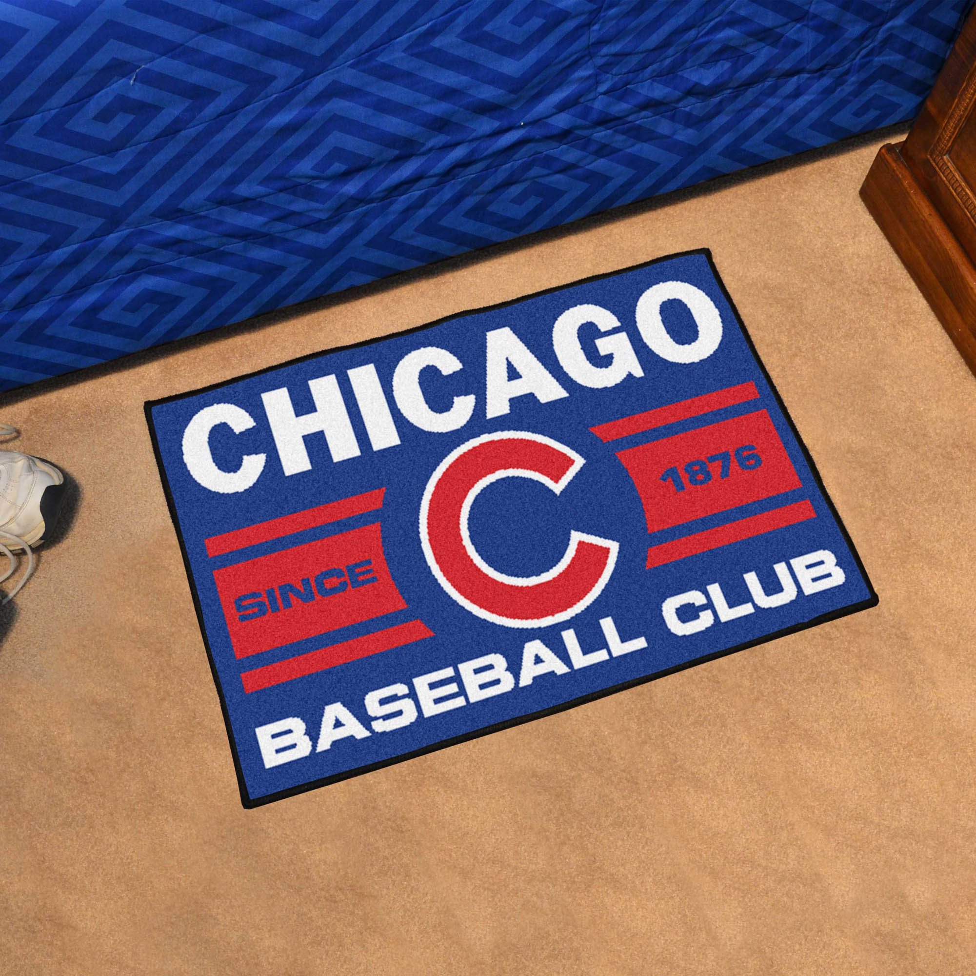 Chicago Cubs Baseball Club Doormat â€“ 19 x 30