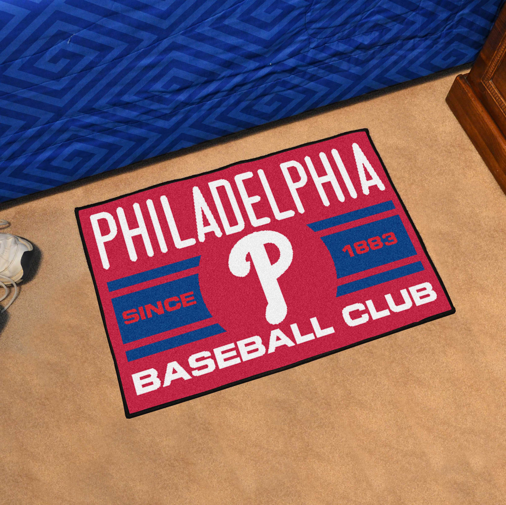 Philadelphia Phillies Baseball Club Doormat â€“ 19 x 30