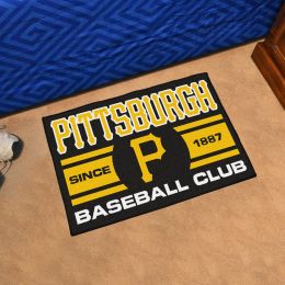 Pittsburgh Pirates Baseball Club Doormat â€“ 19 x 30