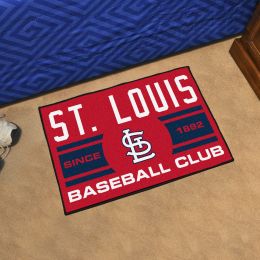 St. Louis Cardinals Baseball Club Doormat â€“ 19 x 30