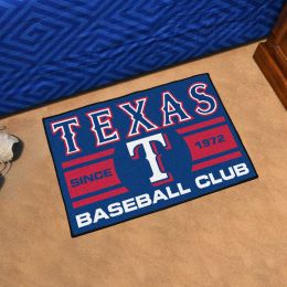 Texas Rangers Baseball Club Doormat â€“ 19 x 30