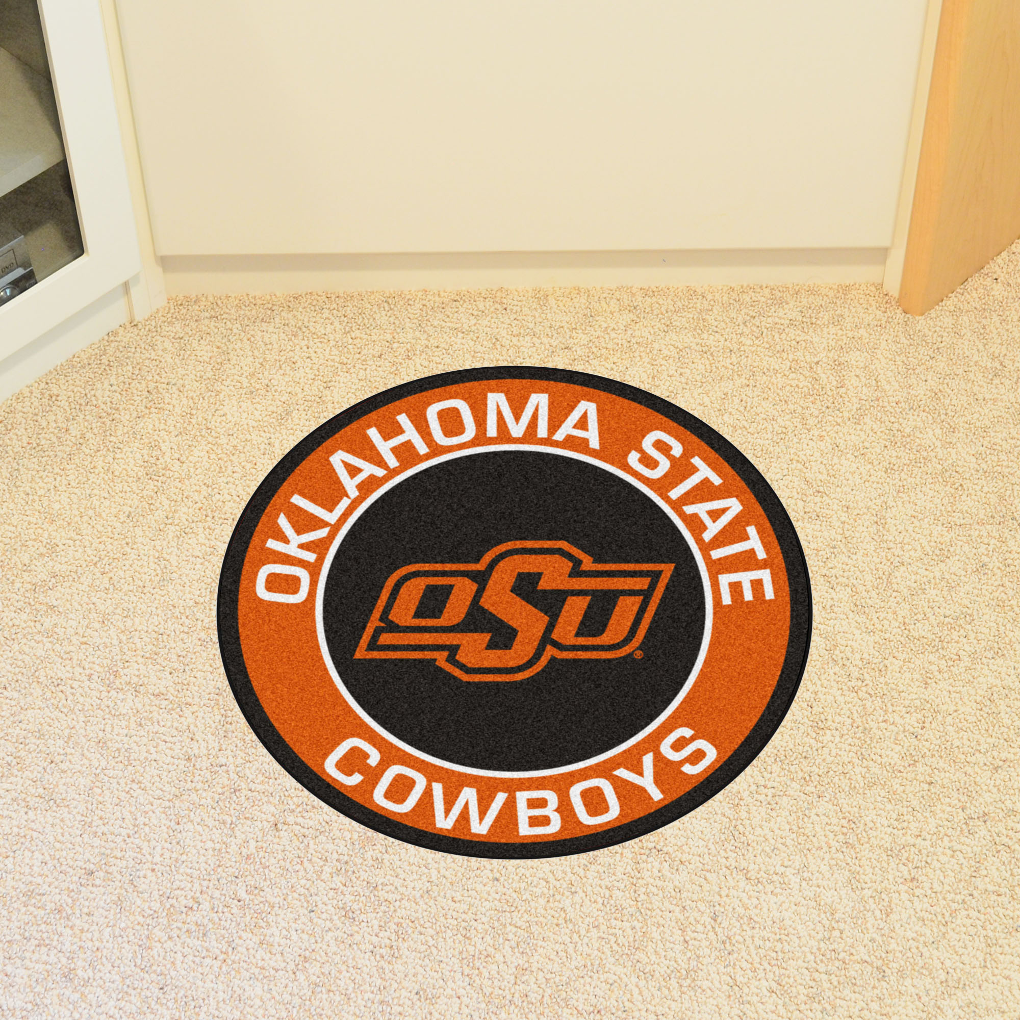 Oklahoma State University Logo Roundel Mat â€“ 27â€