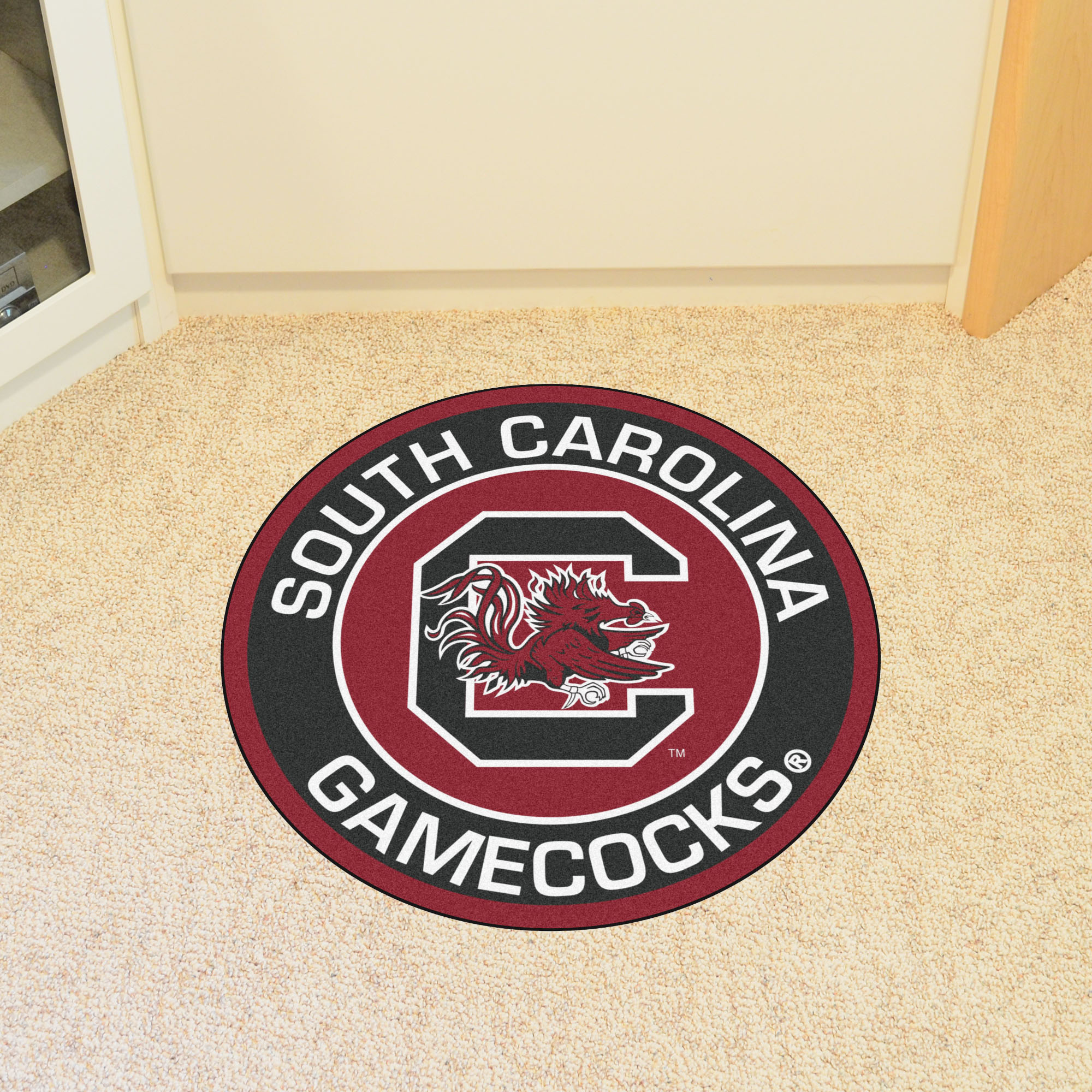 University of South Carolina Gamecocks Logo Roundel Mat