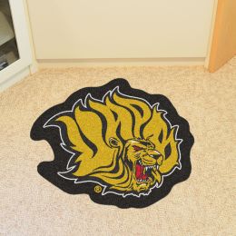 UAPB Golden Lions Mascot Shaped Area Rug