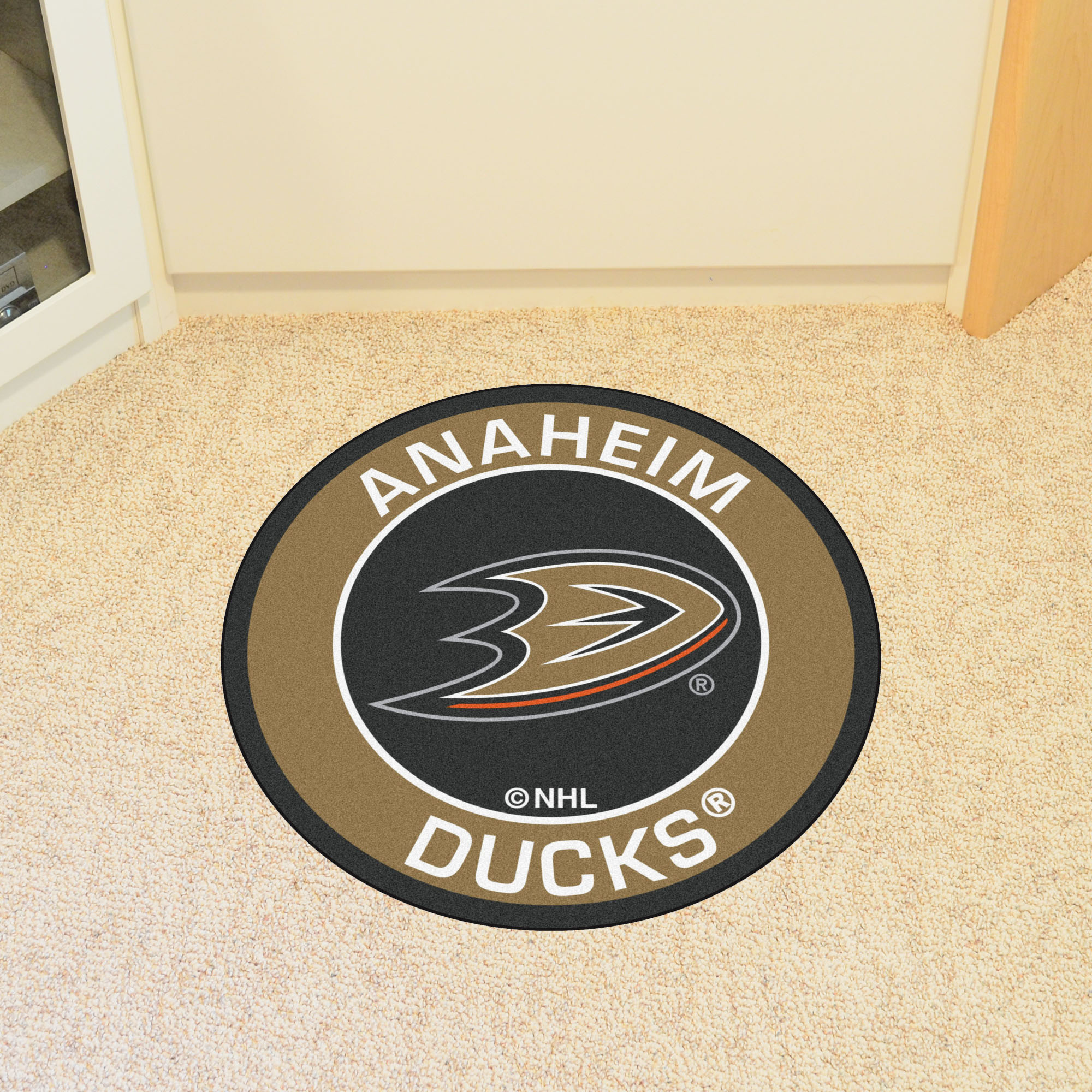 Anaheim Ducks Logo Roundel Mat â€“ 27â€
