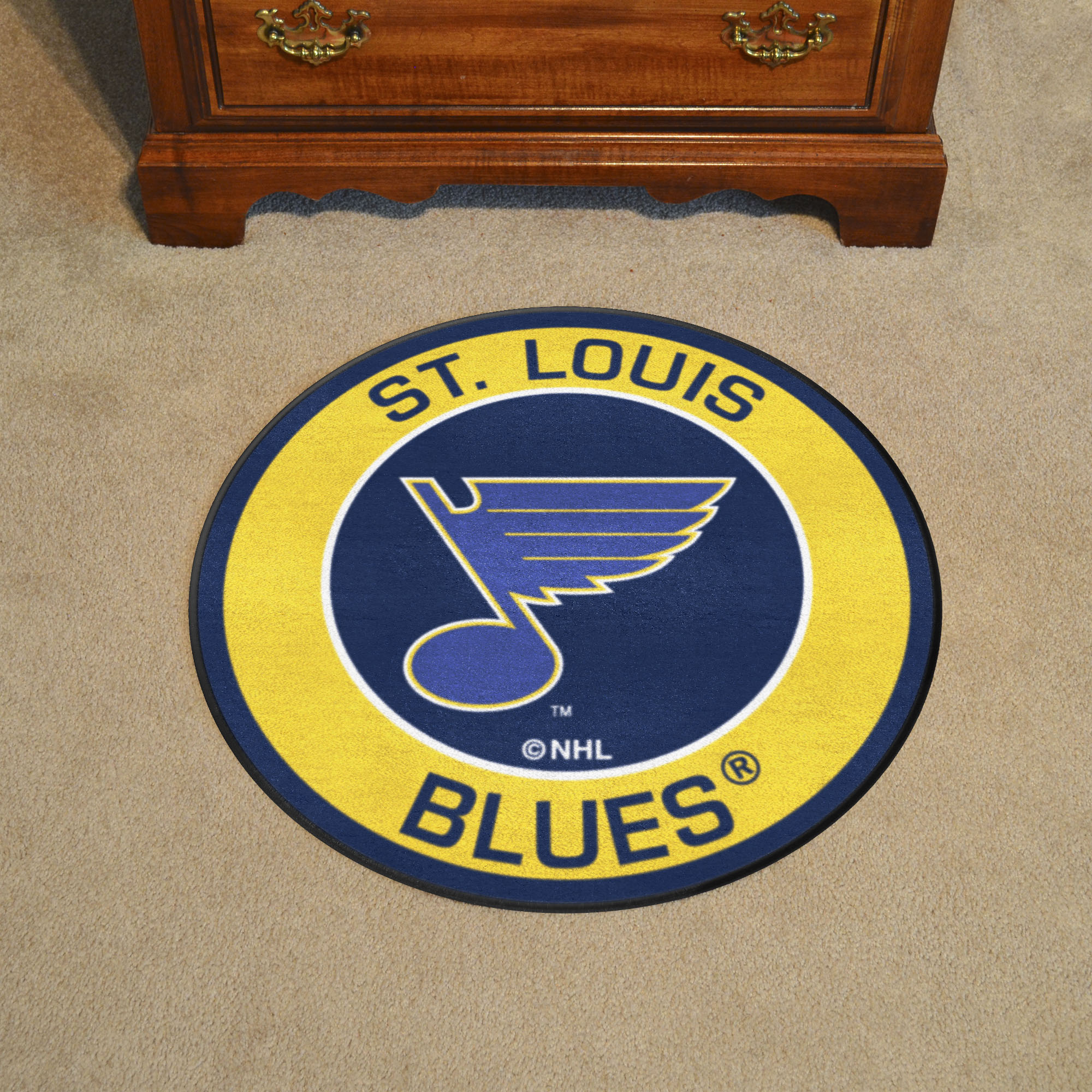 St Louis Blues Logo Roundel Mat â€“ 27â€