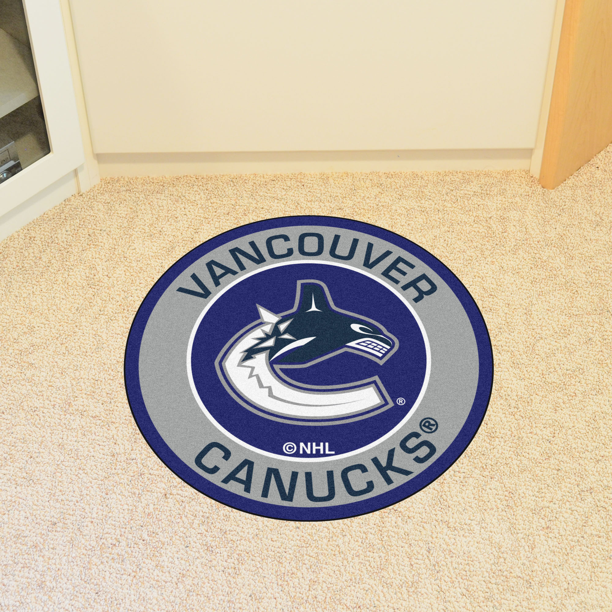 Vancouver Canucks Logo Roundel Mat â€“ 27â€