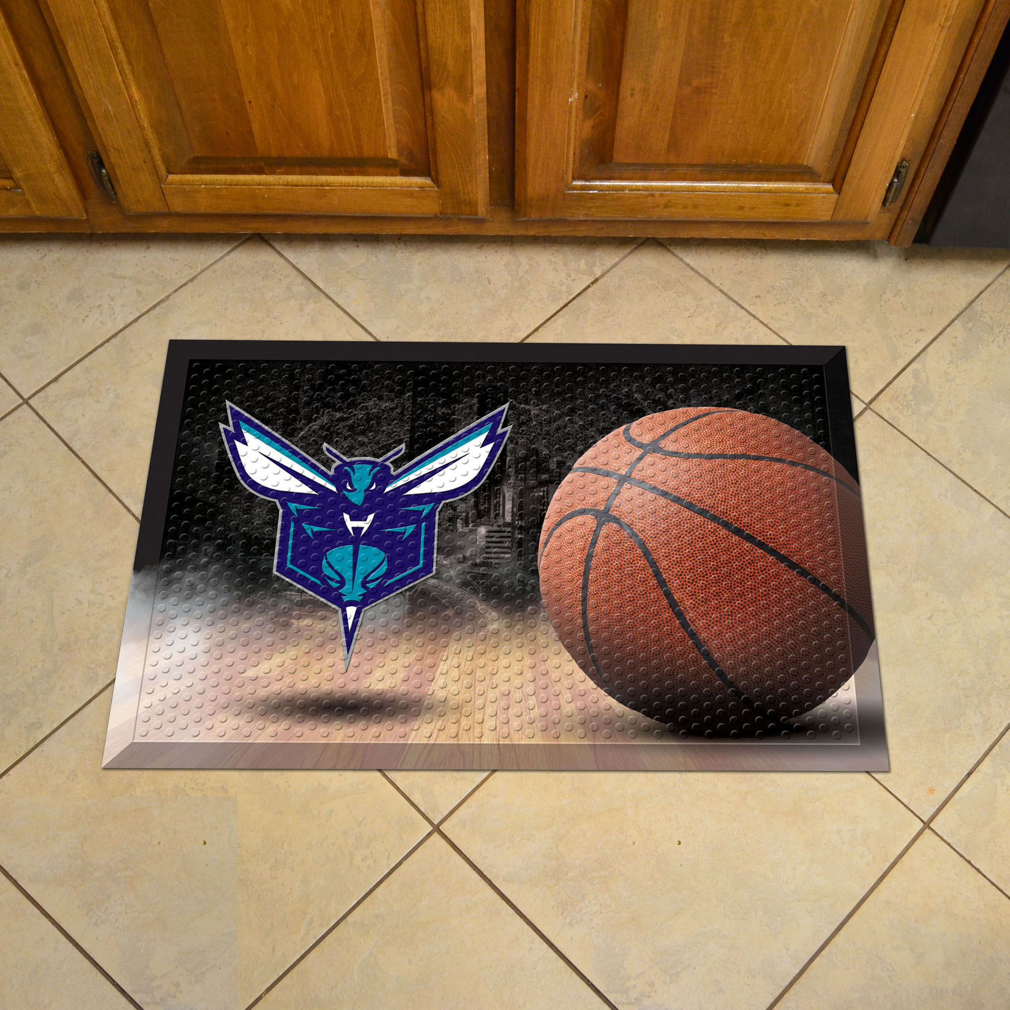Charlotte Hornets Scrapper Doormat - 19 x 30 rubber