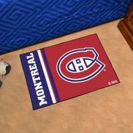 Canadiens Logo Inspired Starter Doormat - 19â€ x 30â€