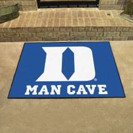 Duke Blue Devils "D" Logo Man Cave All Star Mat - 34 x 44.5