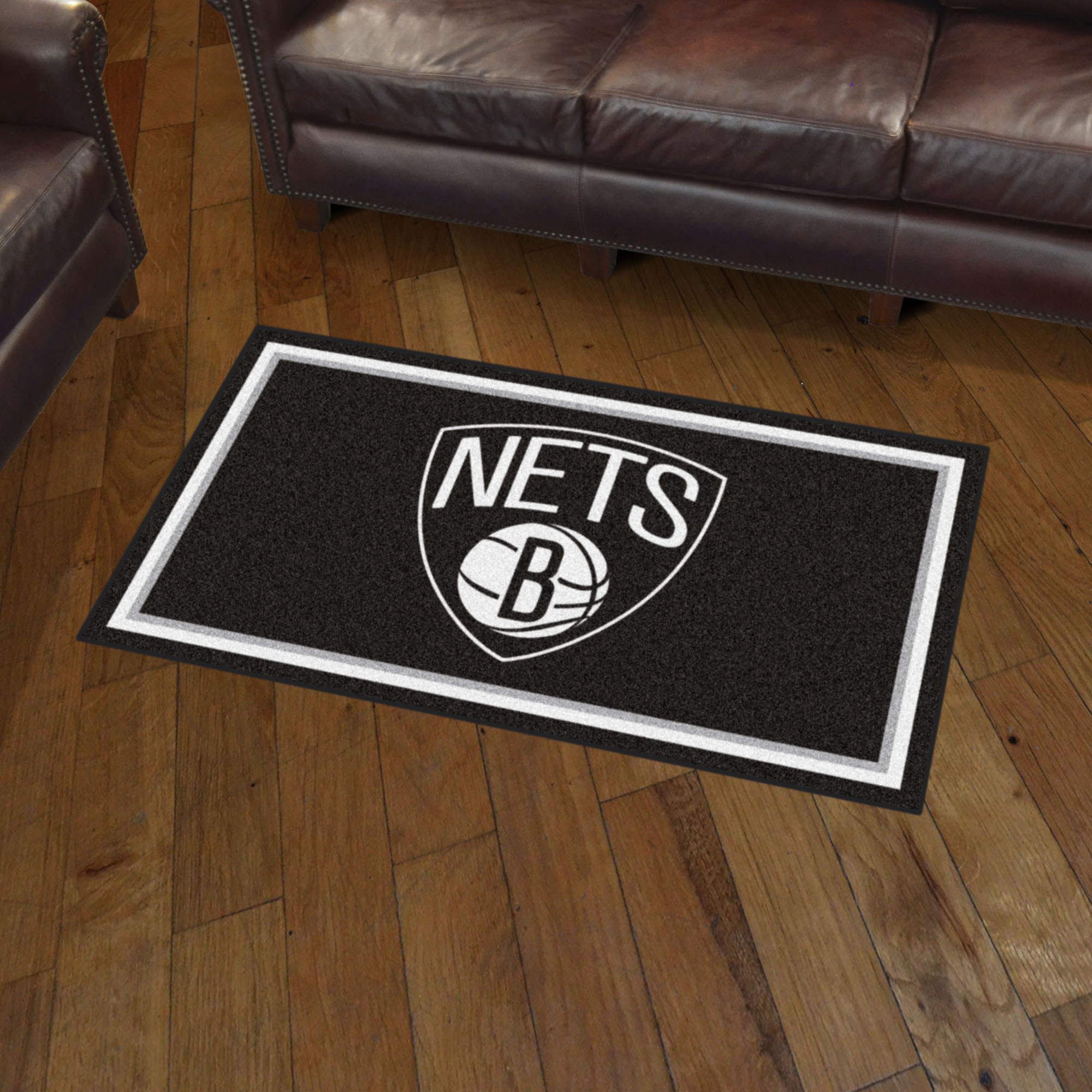 Brooklyn Nets Area rug - 3â€™ x 5â€™ Nylon