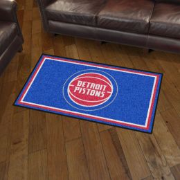 Detroit Pistons Area rug - 3â€™ x 5â€™ Nylon