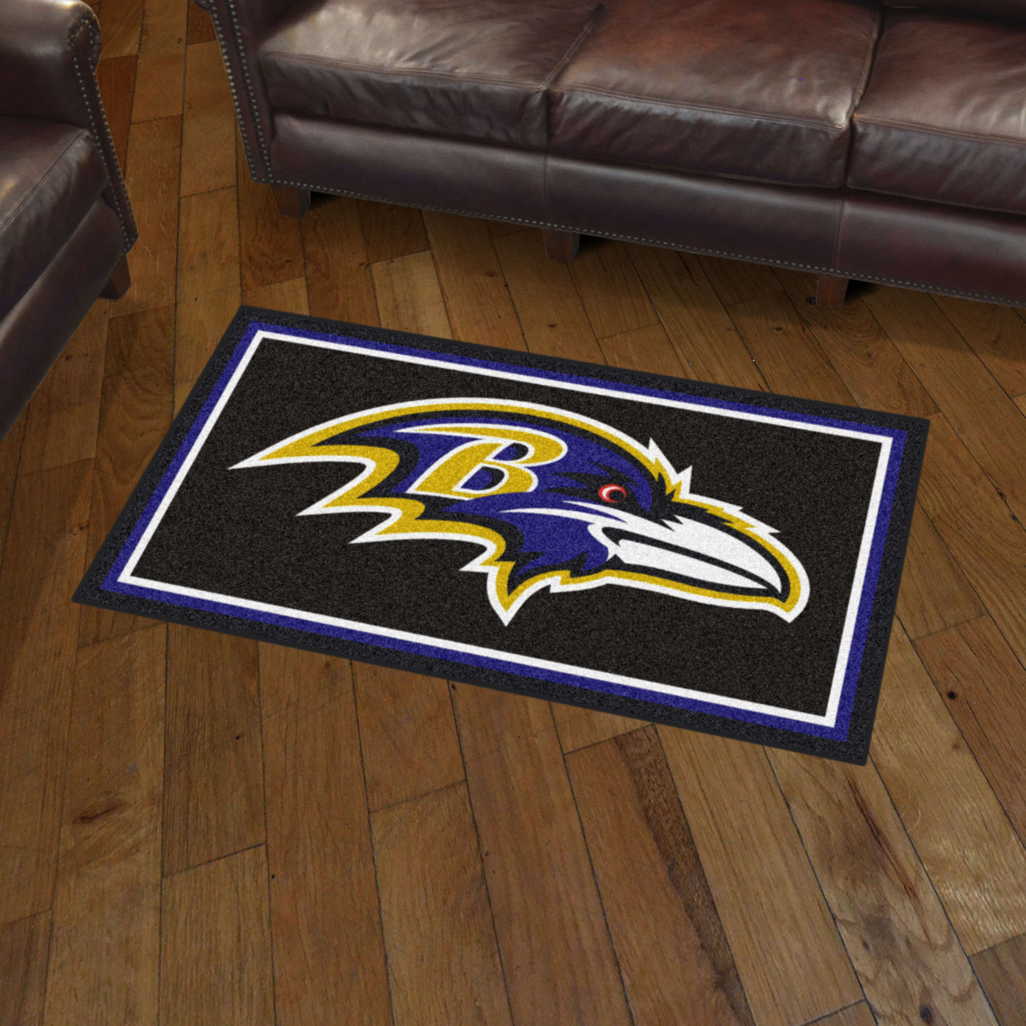 Baltimore Ravens Area rug - 3â€™ x 5â€™ Nylon