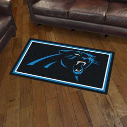 Carolina Panthers Area rug - 3â€™ x 5â€™ Nylon