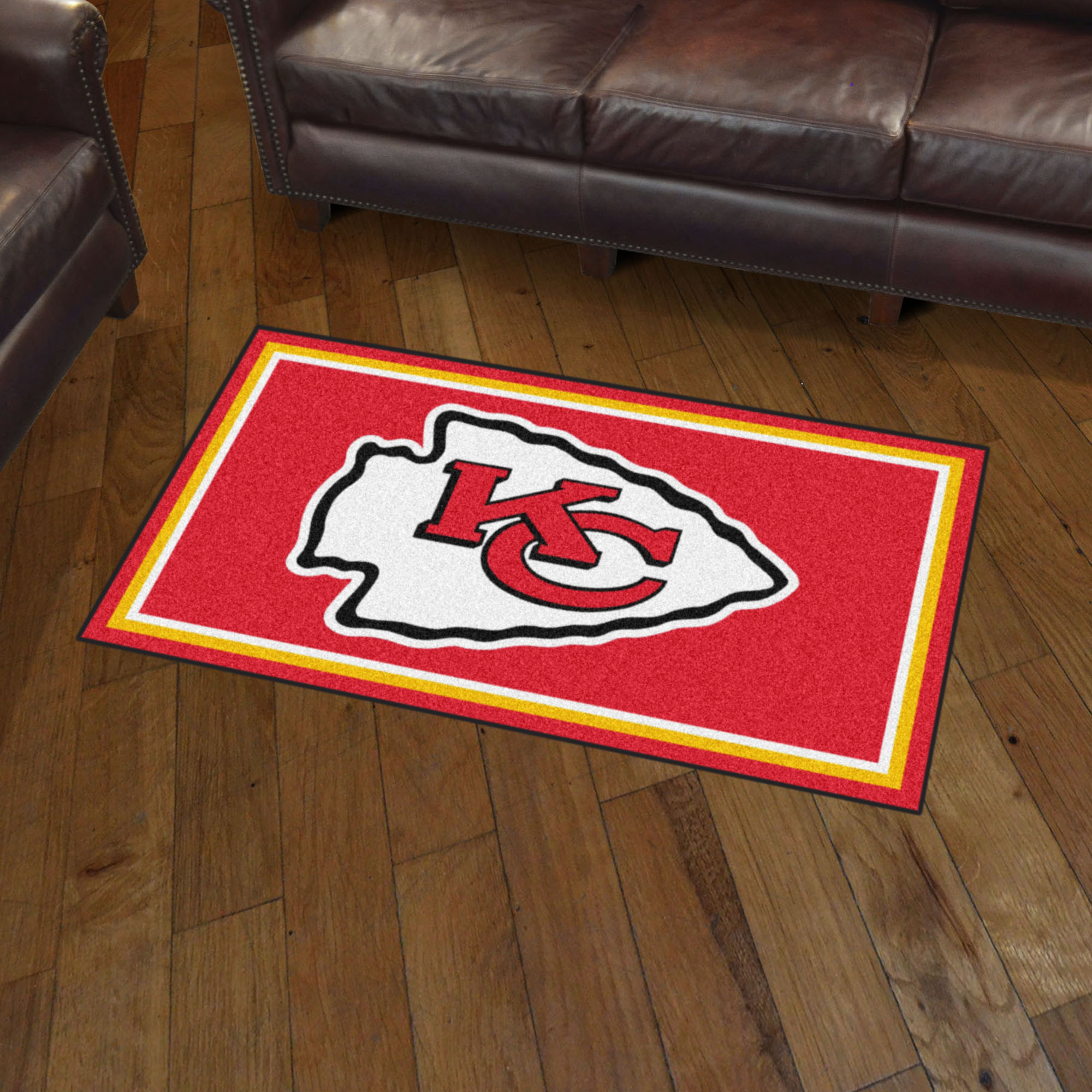Kansas City Chiefs Area rug - 3â€™ x 5â€™ Nylon