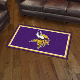 Minnesota Vikings Area rug - 3â€™ x 5â€™ Nylon