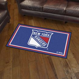 New York Rangers Area rug - 3â€™ x 5â€™ Nylon