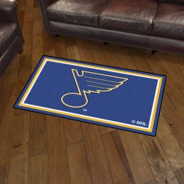 St Louis Blues Area rug - 3â€™ x 5â€™ Nylon