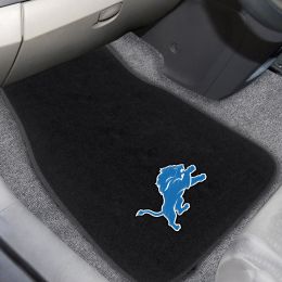 Detroit Lions Embroidered Car Mat Set â€“ Carpet
