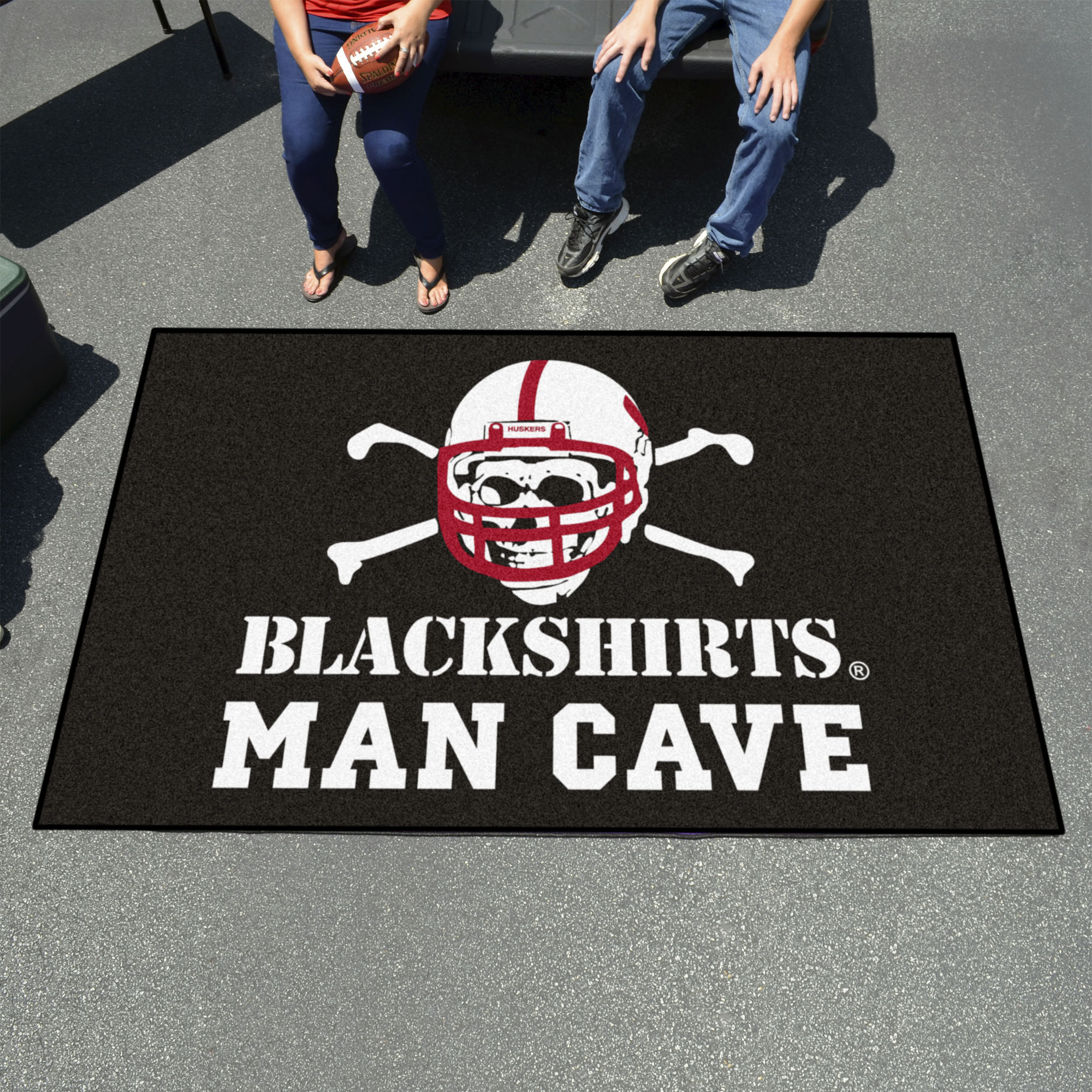 University of Nebraska Blackshirts Man Cave Ulti-Mat - Nylon 60 x 96