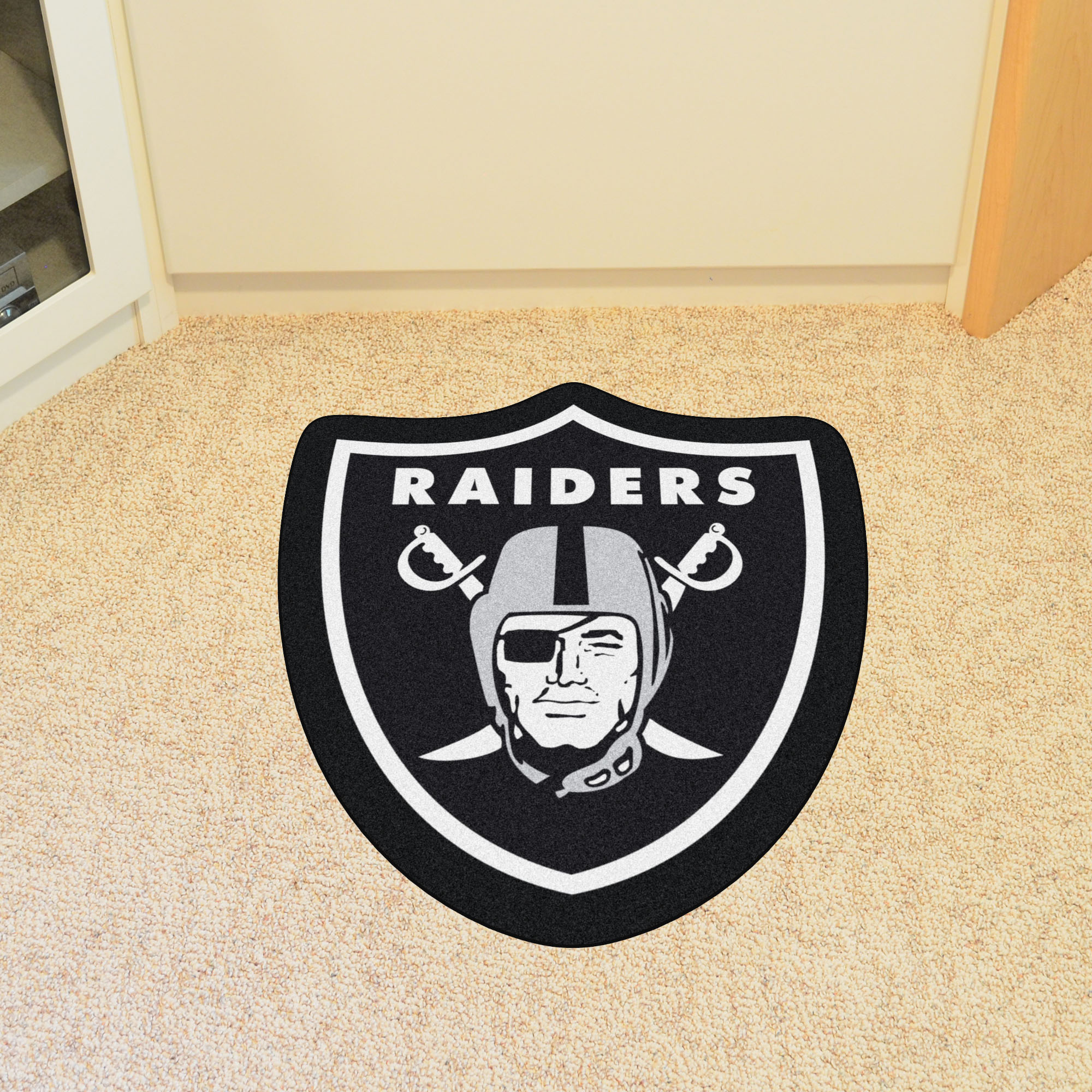 Oakland Raiders Mascot Area Rug â€“ Nylon
