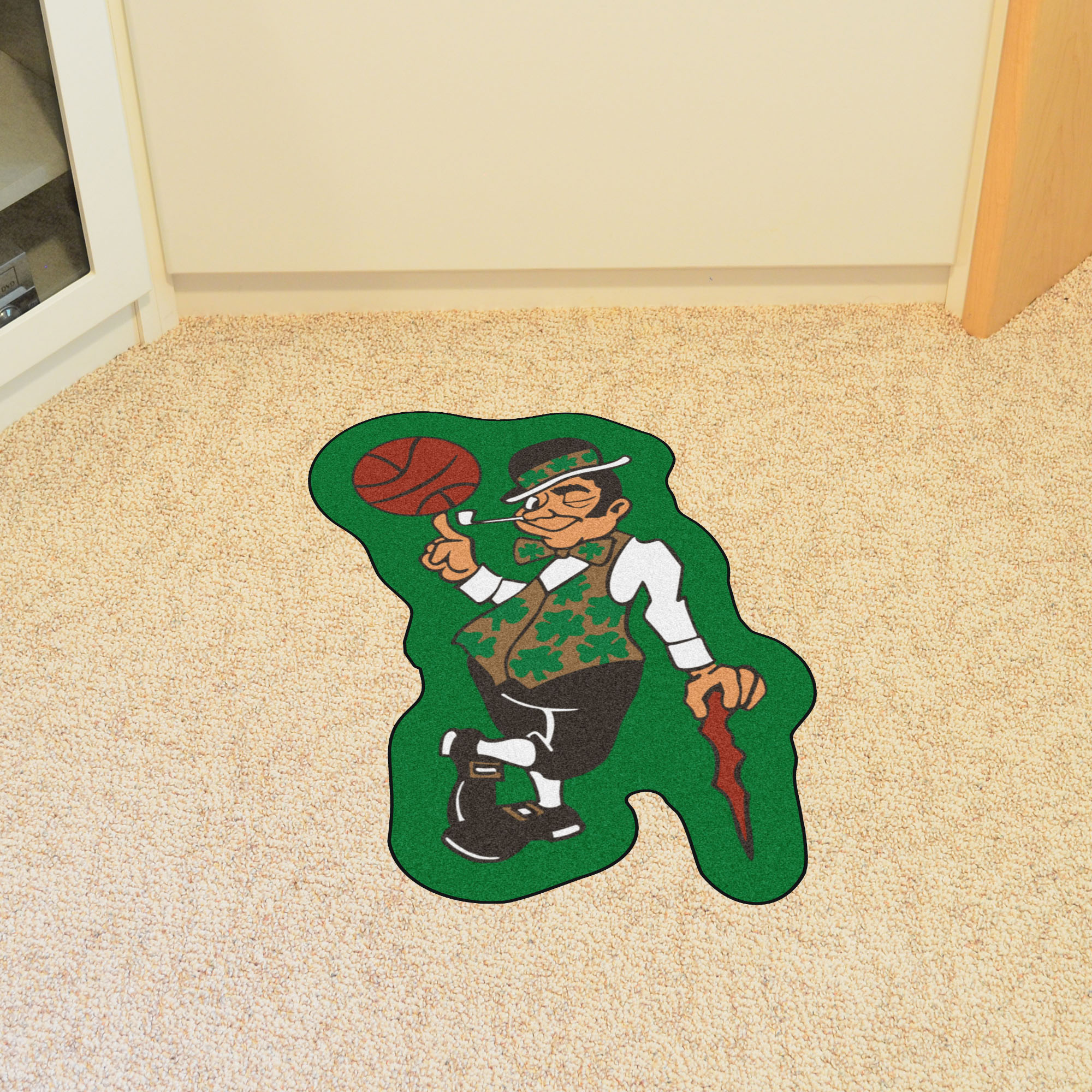 Boston Celtics Mascot Area Rug â€“ Nylon